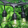 49 Ft Festoon Light Outdoor Lighting Garden String Main Heavy Duty Rustic Edison