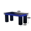Rectangle LED Wood Tea Table End Side Table Nested Coffee/End Tables Living Room
