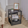 Industrial Bedside Table 1 Drawer Open Shelf Nightstand End Side Cabinet Tables