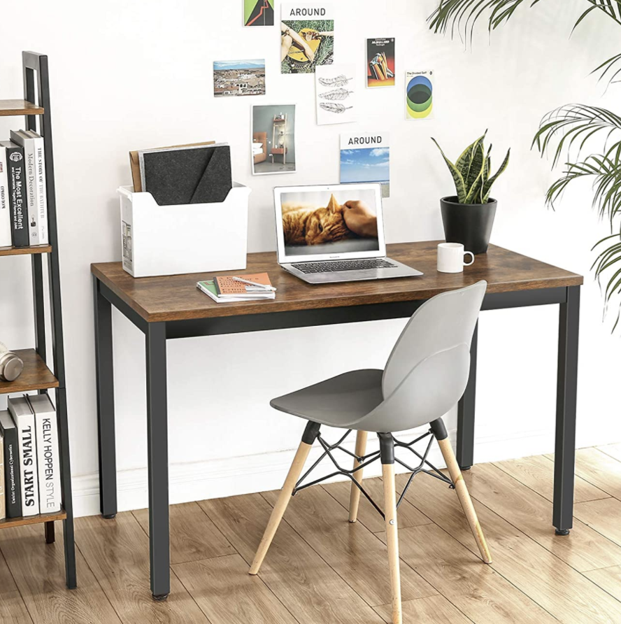 Large Writing Desk Industrial Computer Table Vintage Retro Office
