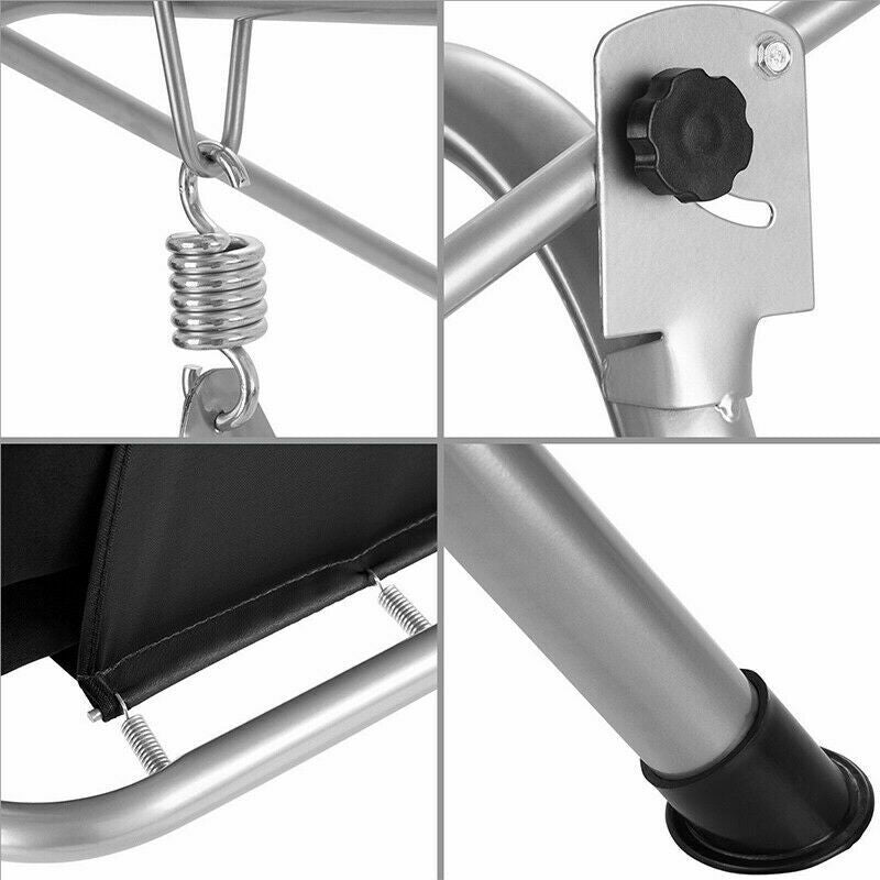 3 Seater Garden Swing Chair Outdoor Hammock Bench Lounger Patio Canopy HeavyDuty