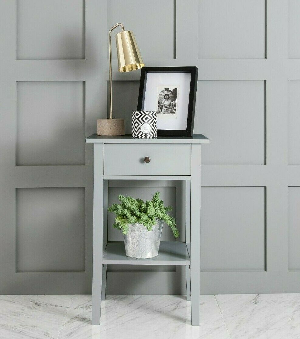 Grey Trend Bedside Cabinet side table