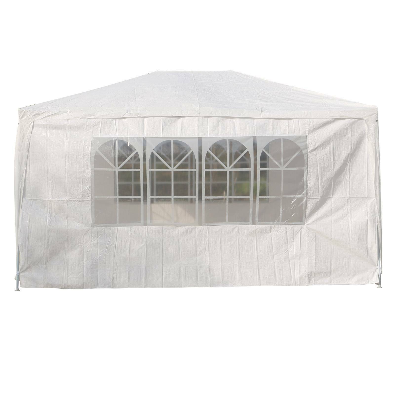 Modern Marquee Canopy Waterproof Garden Wedding Party Tent Sides 3Mx4M UK