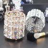 CRYSTAL MAKE UP BRUSH STORAGE BUCKET PENS/PENCILS HOLDER DESKTOP ORGANIZER DECOR