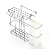 3 Tier Chrome Alloy Dish Drainer Holder Kitchen Cutlery Rack Drip Storage Tools