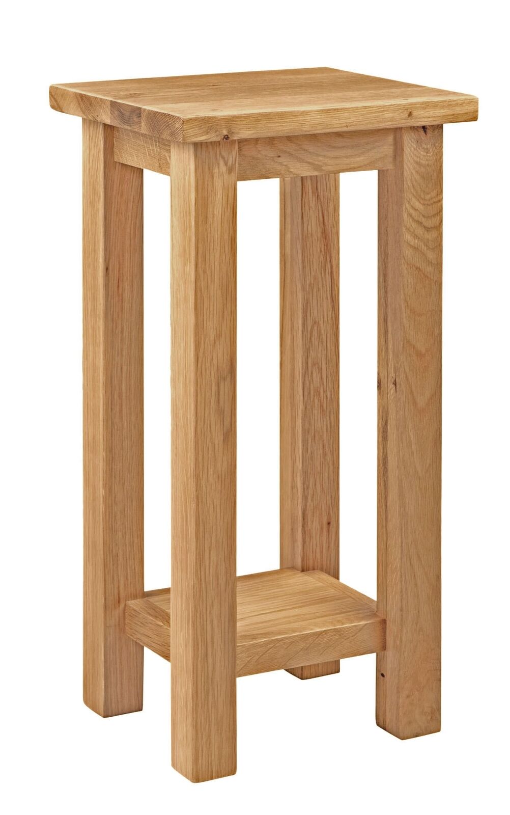 Small Oak Side Plant Table | Solid Wood Telephone/Lamp/Bedside/End Stand