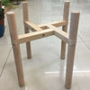 10"-12" Potted Plant Stand Wooden Flower Pot Rack Display Planter Holder Indoor