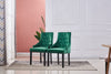 2x Velvet Dining Chairs Living Room Chairs with High Backrest Counter Chairs UK