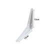 Pack 24 SHELF BRACKETS WHITE CHOICE OF SIZES LONDON PATTERN METAL, FOR SHELVING
