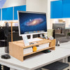 2 Tiers Desktop Monitor Riser Computer Laptop PC Plinth Stand Headset Organizer