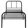 Single Metal Bed Frame 3ft Single Bedstead Bedroom Furniture for Adults Kids