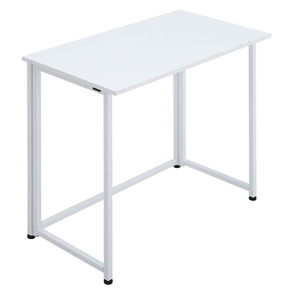 Black Computer Desk Study Table PC Laptop Workstation Home Office Furniture Wood