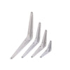 Pack 24 SHELF BRACKETS WHITE CHOICE OF SIZES LONDON PATTERN METAL, FOR SHELVING