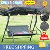 3 Seater Garden Swing Chair Outdoor Hammock Bench Lounger Patio Canopy HeavyDuty