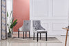 2x Velvet Dining Chairs Living Room Chairs with High Backrest Counter Chairs UK