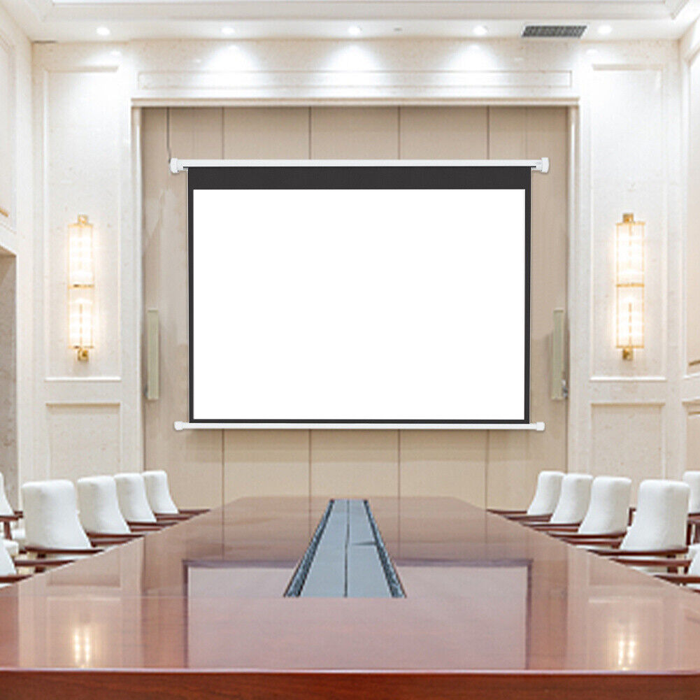 120 in Electric Motorized Projector Screen 4:3 Home Cinema Ceiling/Wall Mounted