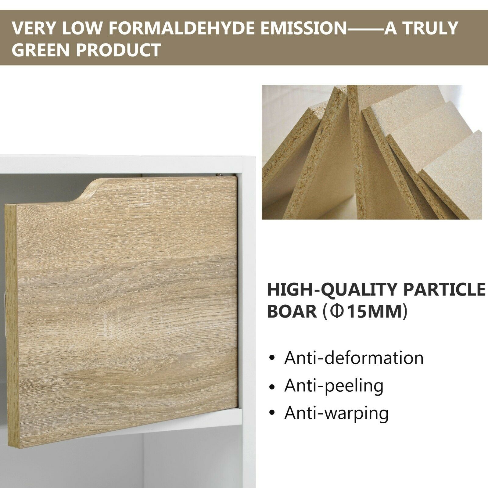 Wood Bookcase Bookshelf Compartment Display Storage Rack Cube Storage Unit