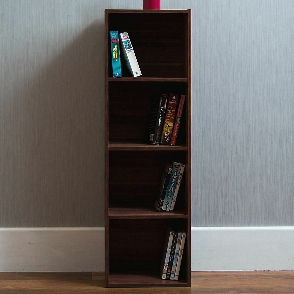2 3 4 5 Tier Wooden Bookcase Shelving Display Storage Shelf Unit Wood Furniture