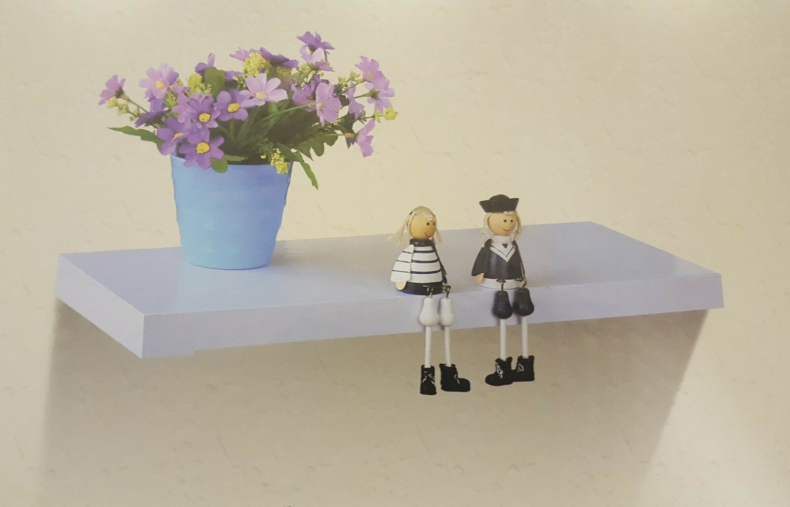 High Gloss Wall Floating Shelf/Shelves White/Black/Grey Display Storage Unit