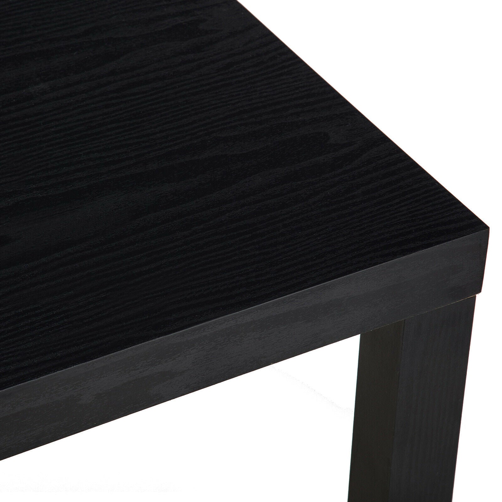 Nest of 3 Coffee Table Side Nested Table Living Room Furniture Black