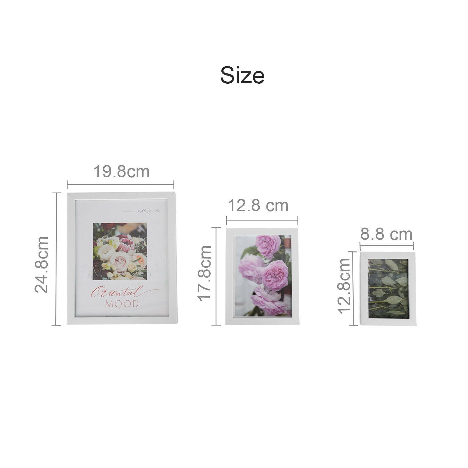 23PCS Multi-Picture Family Collage Photo Frame Frames Aperture Art Deco Wall Set