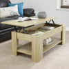 Lift Top Coffee Table With Storage Shelf Wooden Lift Up Desk Drawer Living Room