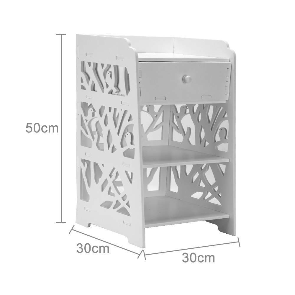 Bedside Tables Cabinet Drawer Night Stand Storage Furniture Shelf Cupboard UK