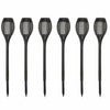 3 6PK Solar LED Garden Lights Stake Post Patio Path Outdoor Fire Flame Lighting