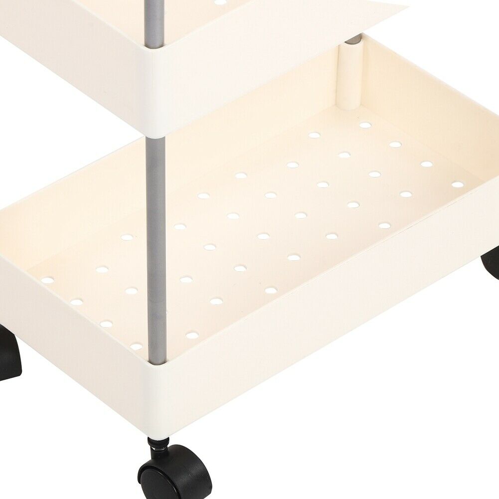 Slim Slide Out Kitchen Trolley Rack Holder Storage Shelf Organiser Mobile Stand