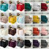LUXURY TEDDY FLEECE POPCORN THROW OVER FOR SOFA BED BLANKET TRAVEL WARM & COSY