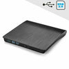 Slim External USB 3.0 DVD RW CD Writer Drive Burner Reader Player For Laptop PC