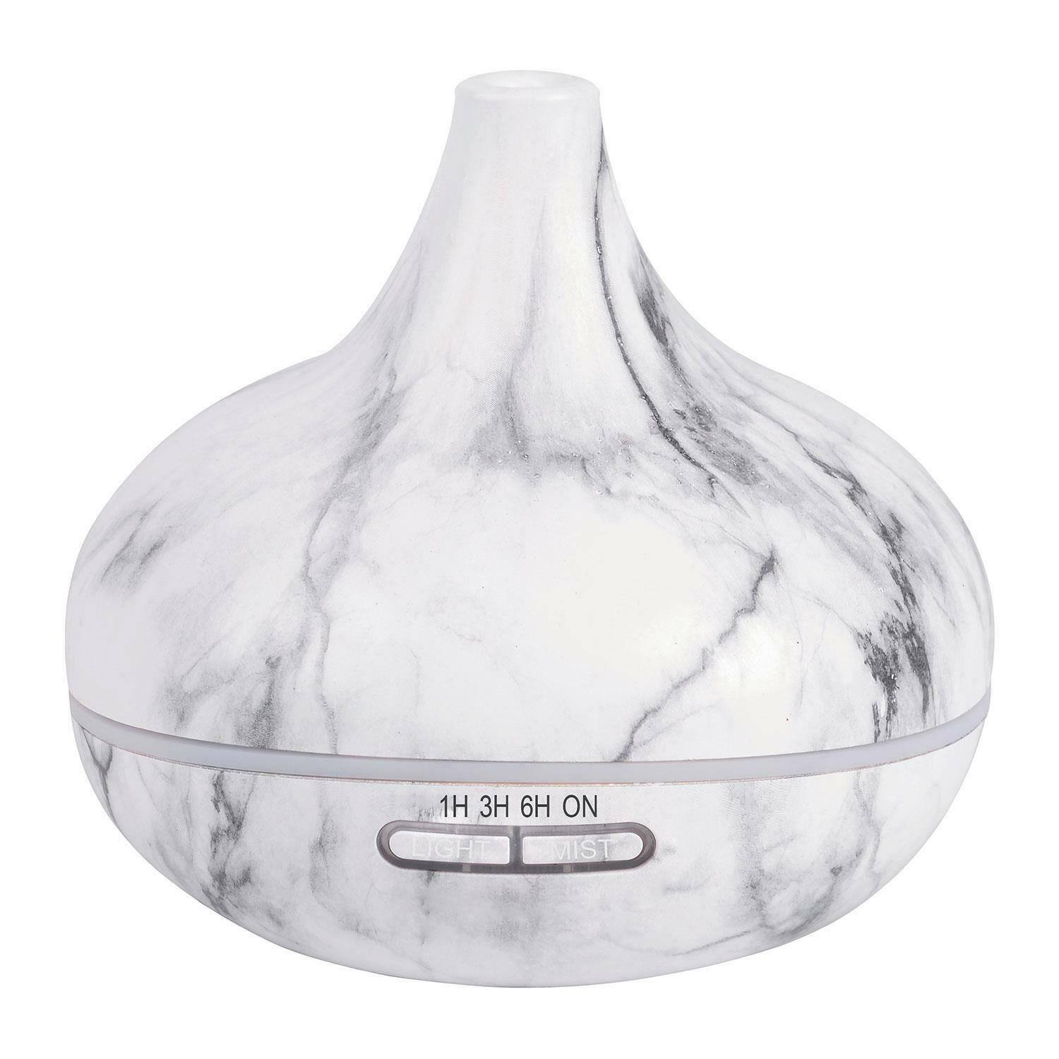 250ml MARBLE EFFECT ESSENTIAL OIL AROMA DIFFUSER ULTRASONIC AIR MIST HUMIDIFIER