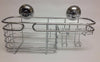 Tidy Shower Caddy Chrome/Metal Style Suction Shower/Bath Caddy Various Designs