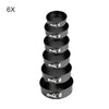 SET OF 6 ROUND CAKE MAKING TINS NON STICK BAKING BAKE TRAY HOME PARTY WEDDING