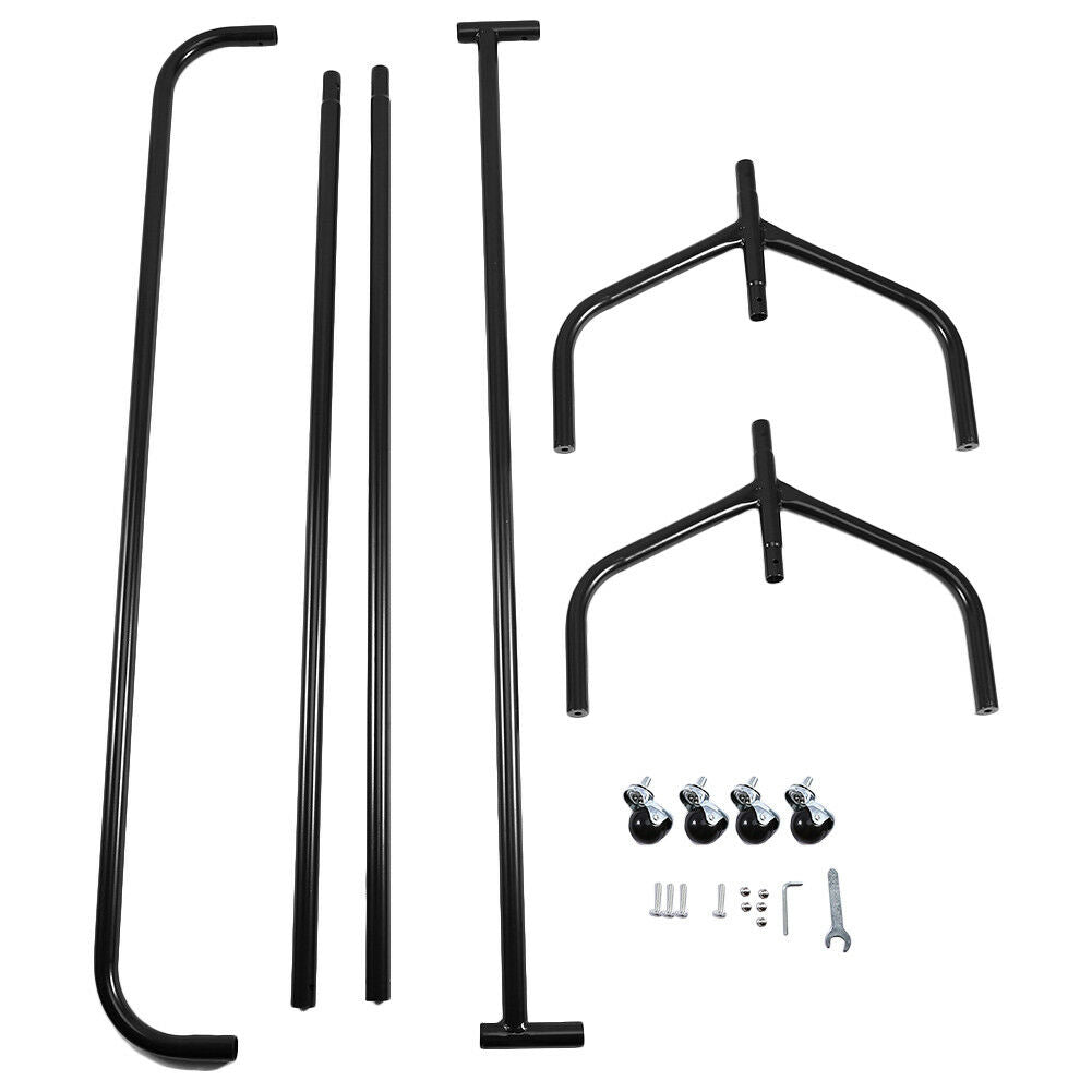 3 4 5 6 FT Heavy Duty Clothes Garment Rail Home Shop Hanging Display Rack Stand