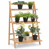 Garden Wooden 3 Tier Flower Plant Pot Display Stand Patio Shelf Storage Rack