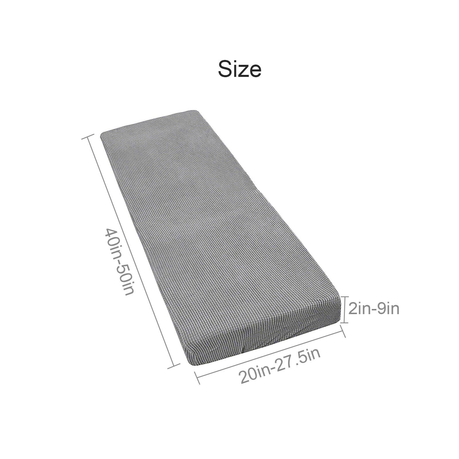 2 Seats Sofa Seat Covers Couch Slipcover Cushion Elastic Knitted Protector