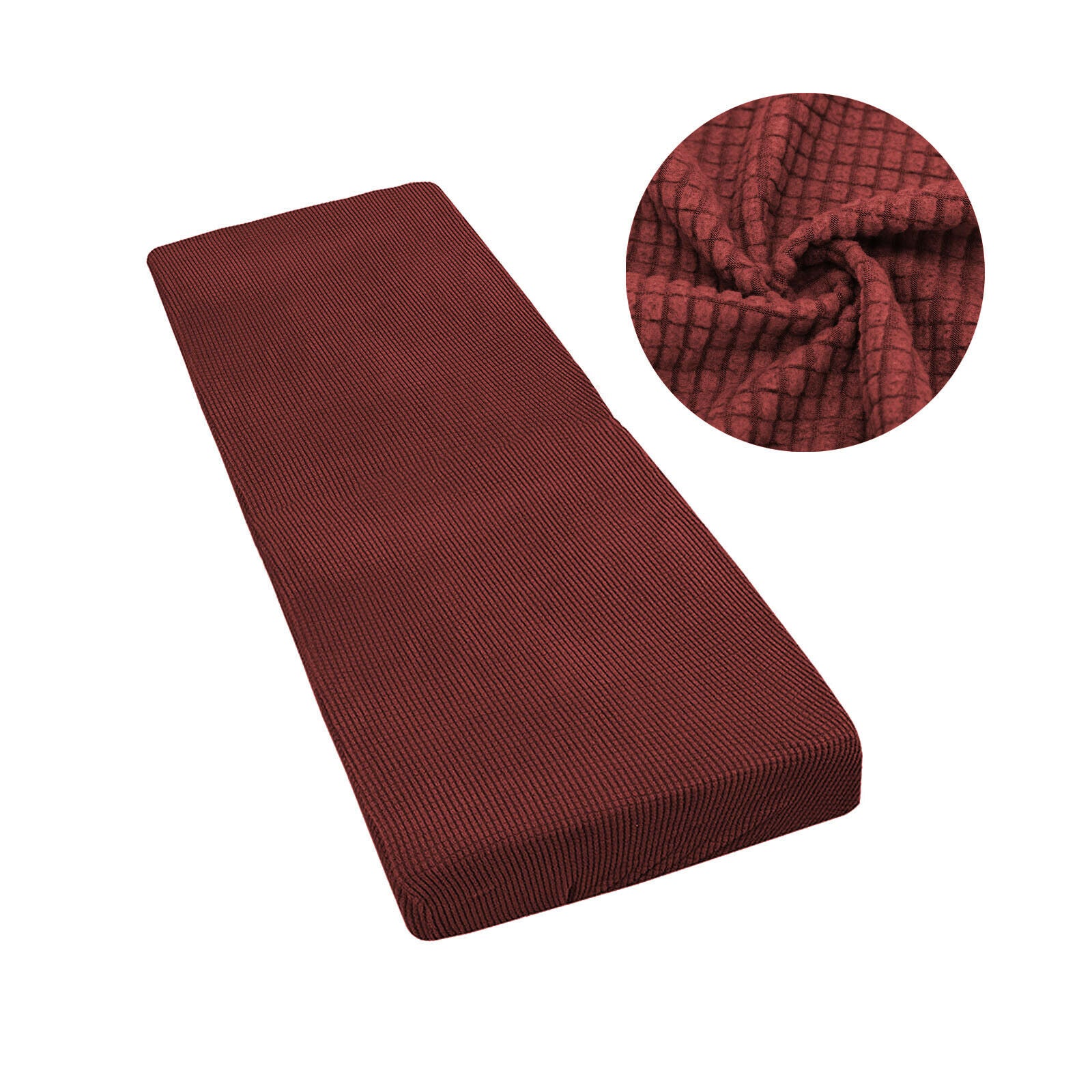 2 Seats Sofa Seat Covers Couch Slipcover Cushion Elastic Knitted Protector