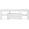 Modern TV Unit Cabinet Stand Sideboard LED light Console Table for Living Room