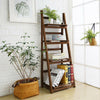 Foldable Ladder Storage Rack Display Stand Shelving Unit Plant Flower Pot Shelf