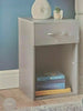 1 DRAWER WOODEN BEDSIDE TABLE CABINET BEDROOM FURNITURE STORAGE NIGHT STAND NEW