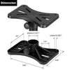 Metal Heavy Duty Adjustable Height Tripod Folding DJ PA Speaker Stand Black