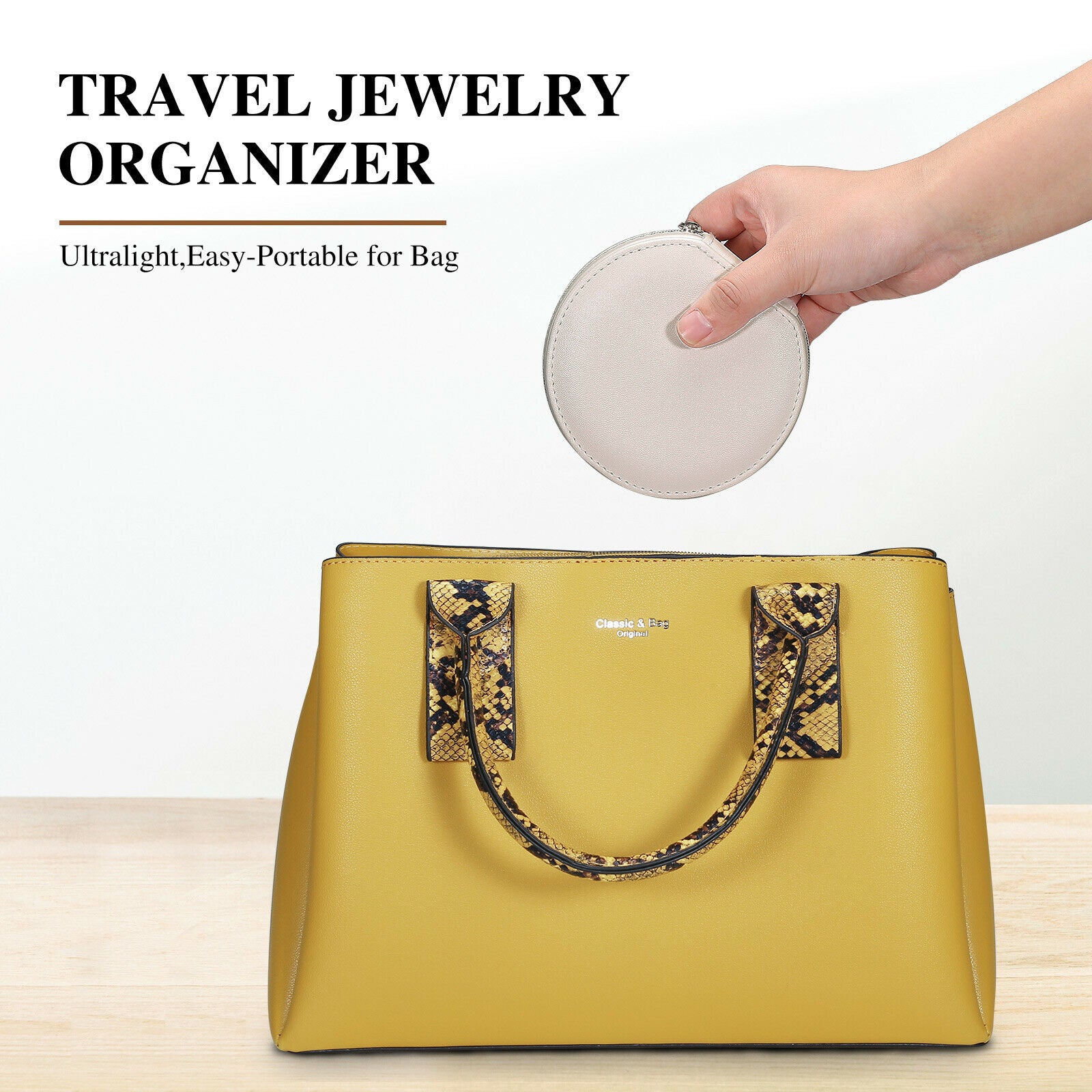 Portable Travel Jewelry Box Storage Jewellery Ring Organizer Case Mini