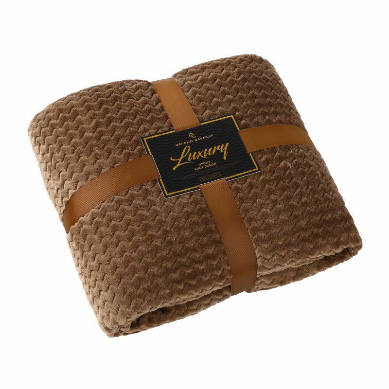 NEW LUXURY POPCORN THROWS FLEECE WARM EXTRA LARGE SOFA BLANKETS DOUBLE KING SIZE