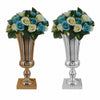 43cm Large Stunning Gold Iron Luxury Flower Vase Urn Wedding Table Home Decor (GOLDEN)