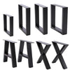 2x Industrial Metal Table Legs Heavy Duty Steel Frame Legs Bench Desk Table Base