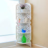 Corner Shelf Stand 4 Tiers Organizer Rack Bathroom Kitchen Storage Display Unit