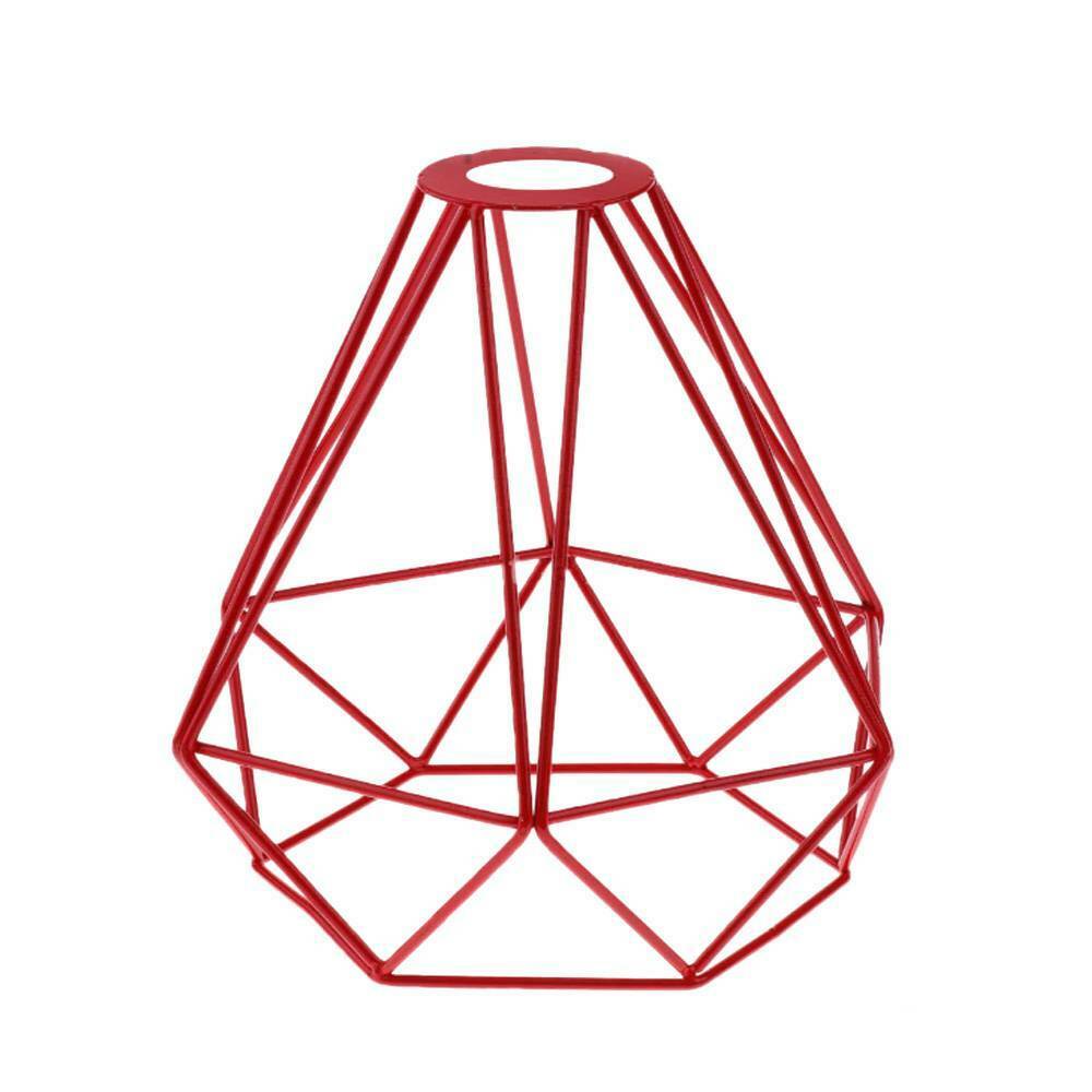 Pendant Light Shade Ceiling Industrial Geometric Wire Cage Lampshade Lamp Metal