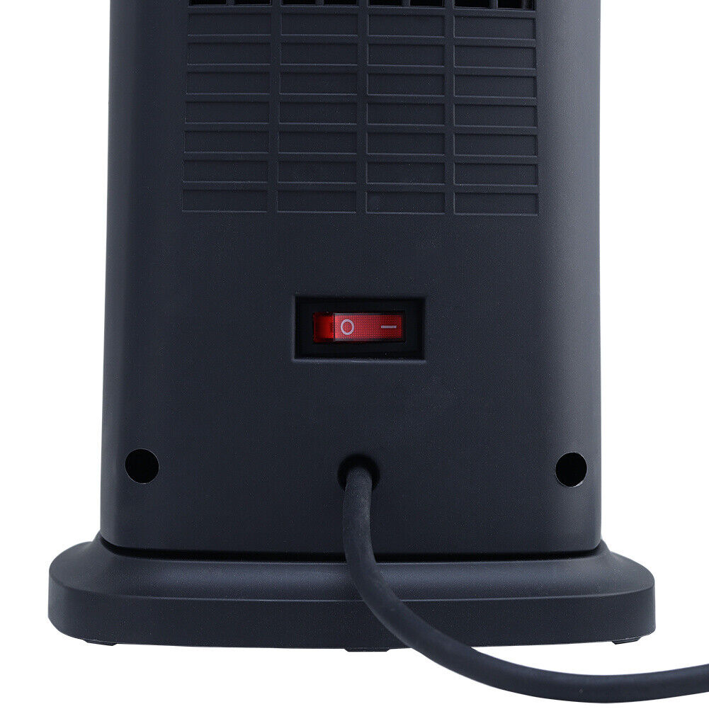 2000W PTC Ceramic Tower Space Heater Oscillating Warm Touch Screen/Timer/Remote