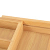 New Cutlery Organiser Drawer Storage Tray Wooden Bamboo Expandable Extending
